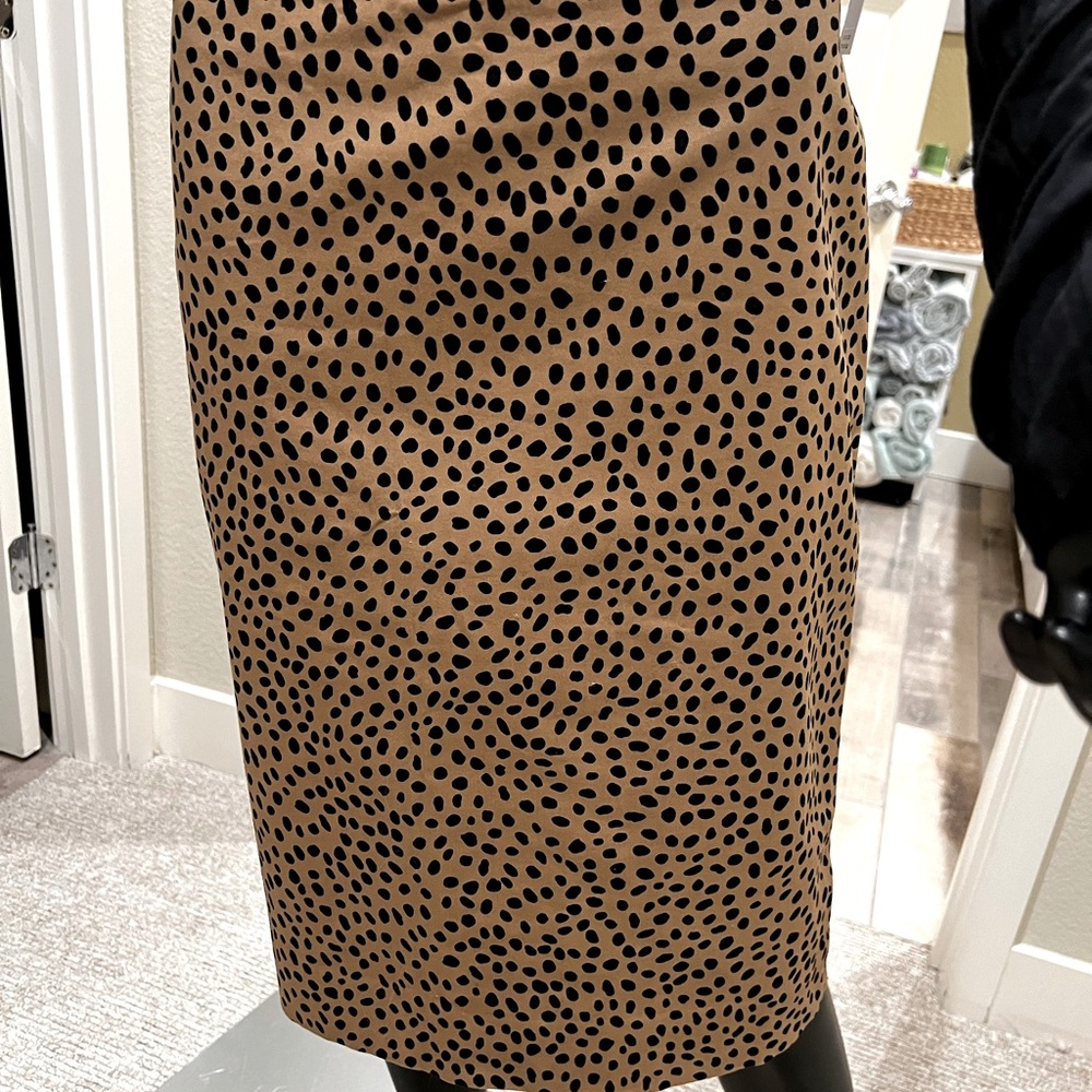 J Crew Cheetah print skirt